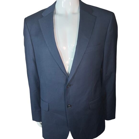 Tommy HilfigerModern-Fit WoolStretch Suit Jacket - Blue Sharkskin 44R NWT